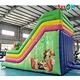 Inflatable slide with pool